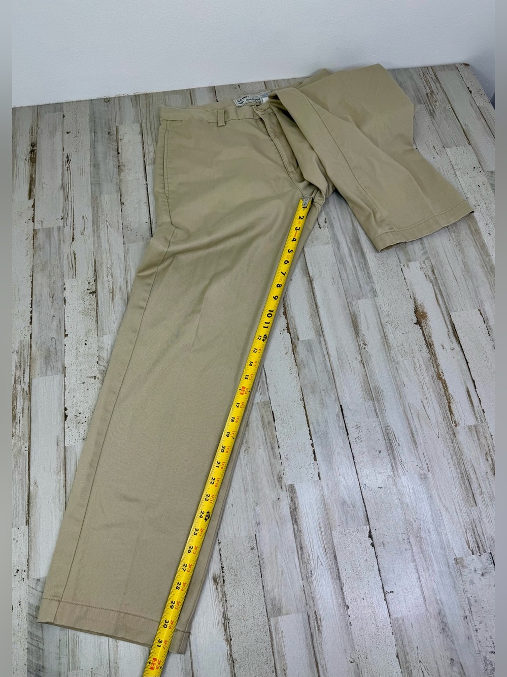 Vintage Old Navy Regular Khaki Beige Chinos Pants Mens 32x31.5 - Picture 8 of 11